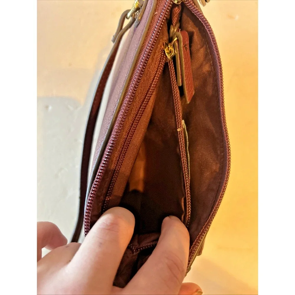Liz‎ Claiborne Alisia Convertible Clutch Dark Wine